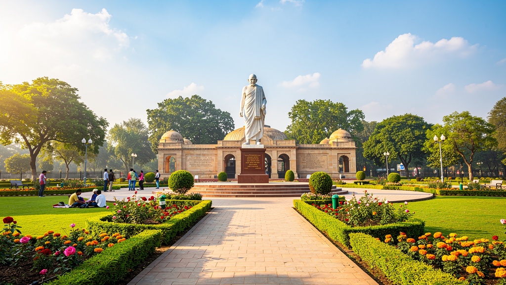 Champaran Satyagrah Park memorial in Motihari