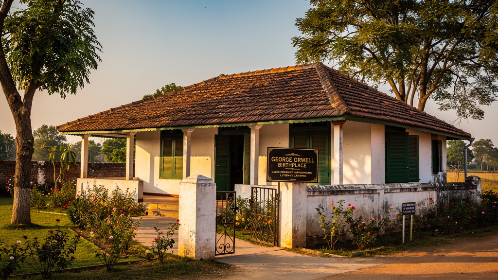 George Orwell birthplace bungalow in Motihari